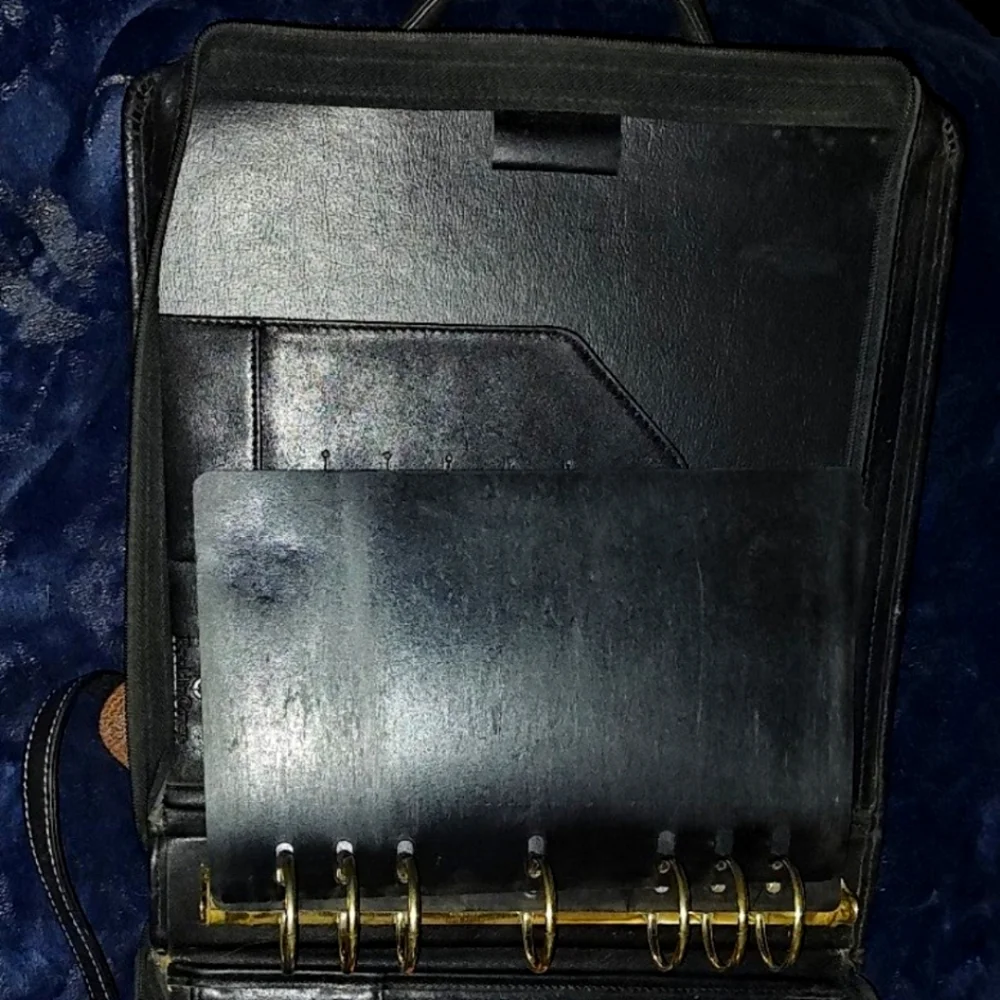Franklin Covey Leather Crossbody Briefcase